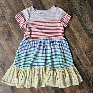 Joules EUC Girl's Multi Color Striped Dress